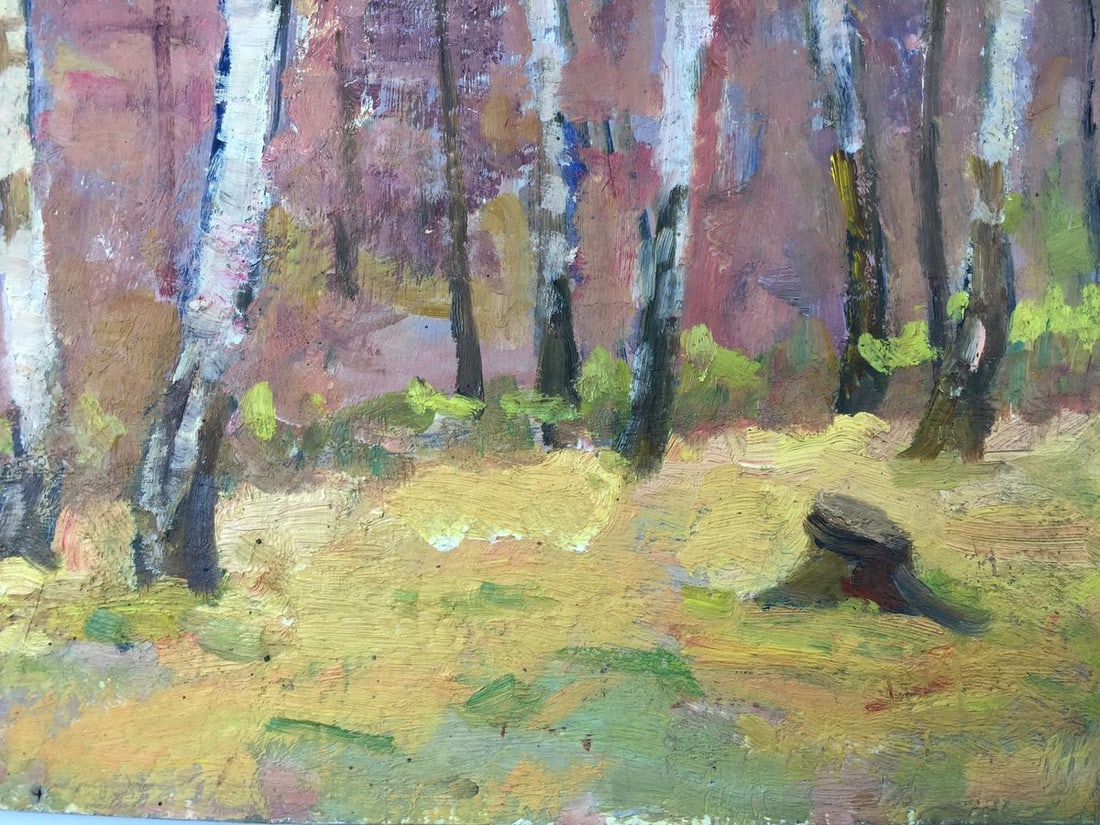 Oil painting Birch Grove Khrustalenko Nikolay Alexandrovich - 2
