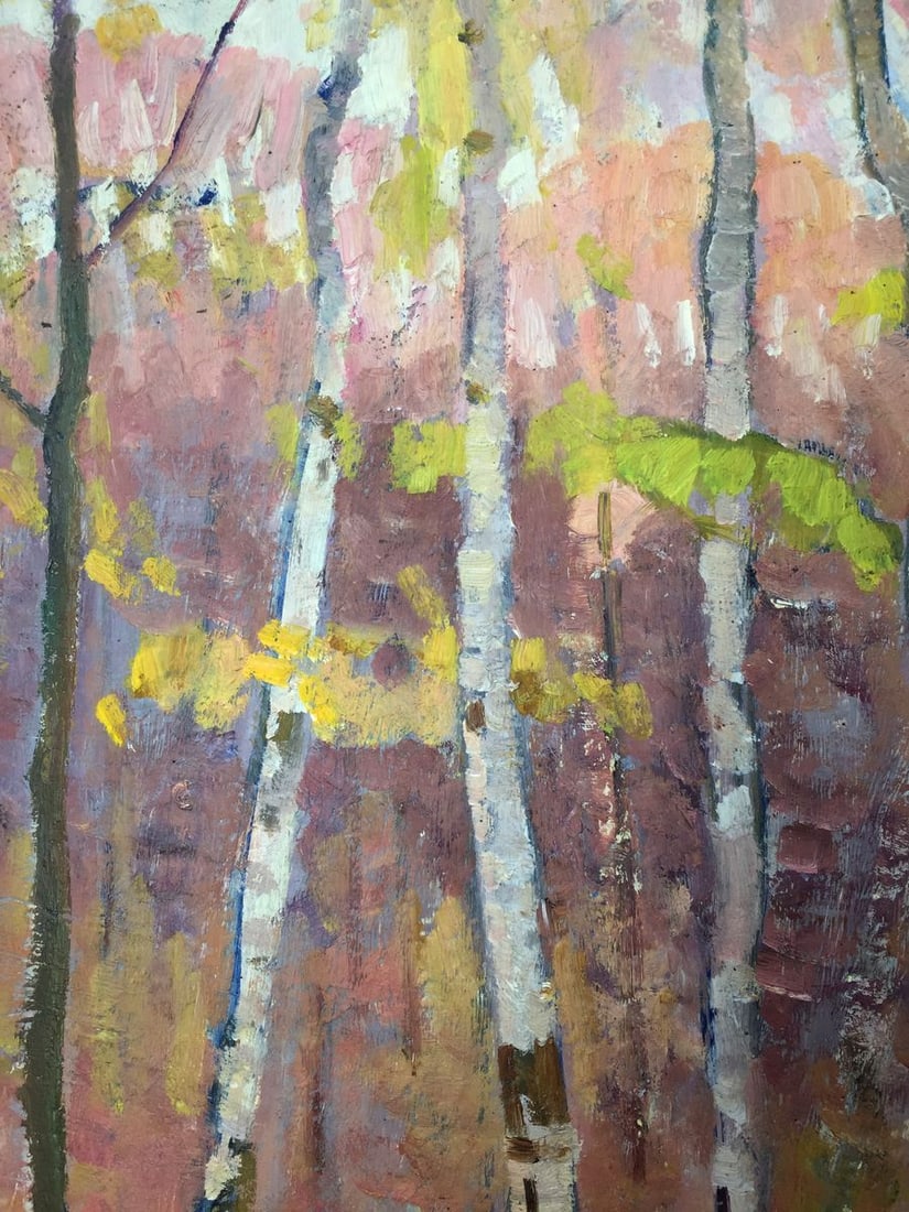 Oil painting Birch Grove Khrustalenko Nikolay Alexandrovich - 4