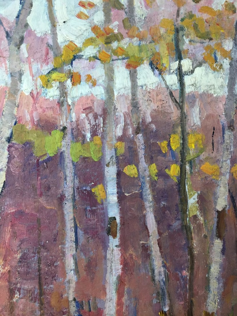 Oil painting Birch Grove Khrustalenko Nikolay Alexandrovich - 6