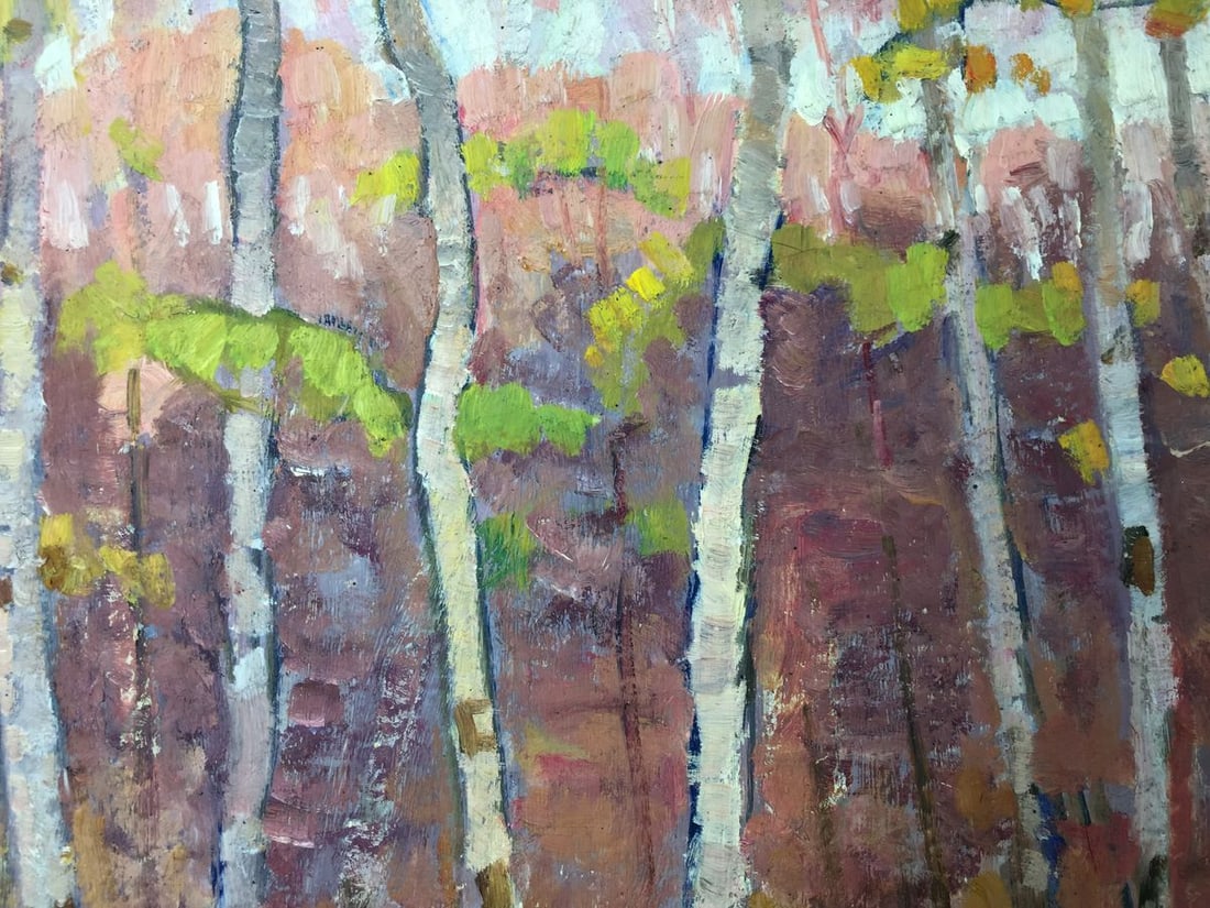 Oil painting Birch Grove Khrustalenko Nikolay Alexandrovich - 7