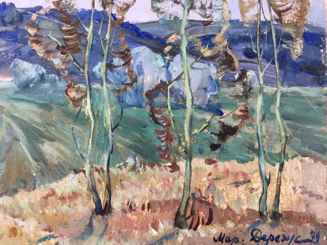 Oil painting Spring Deregus Marina Mikhailovna - 3