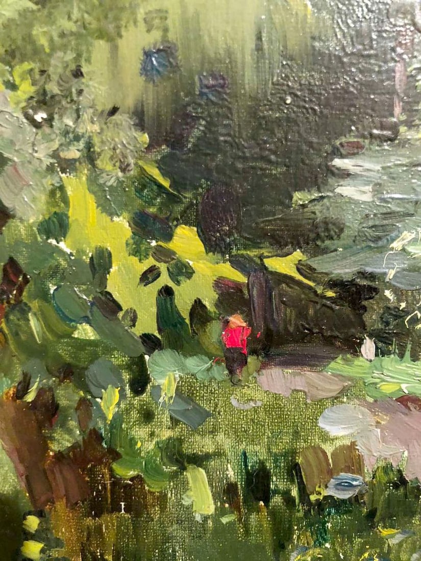 Oil painting Forest park Kolesnik Boris Afanasevich - 2