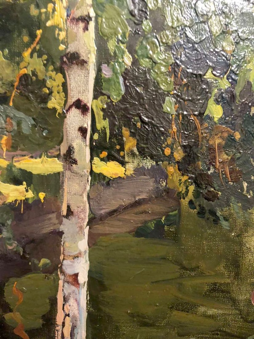 Oil painting Forest park Kolesnik Boris Afanasevich - 7