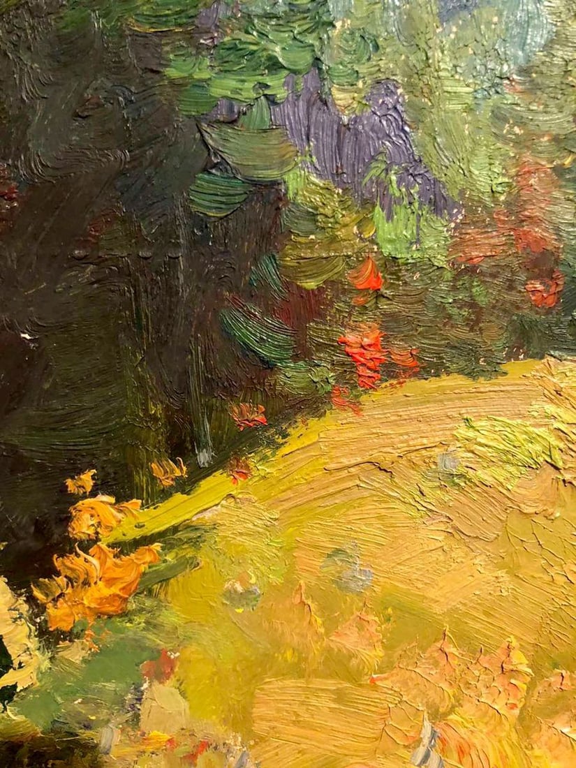 Oil painting Evening landscape Sevastyanov Viktor Grigorievich - 2