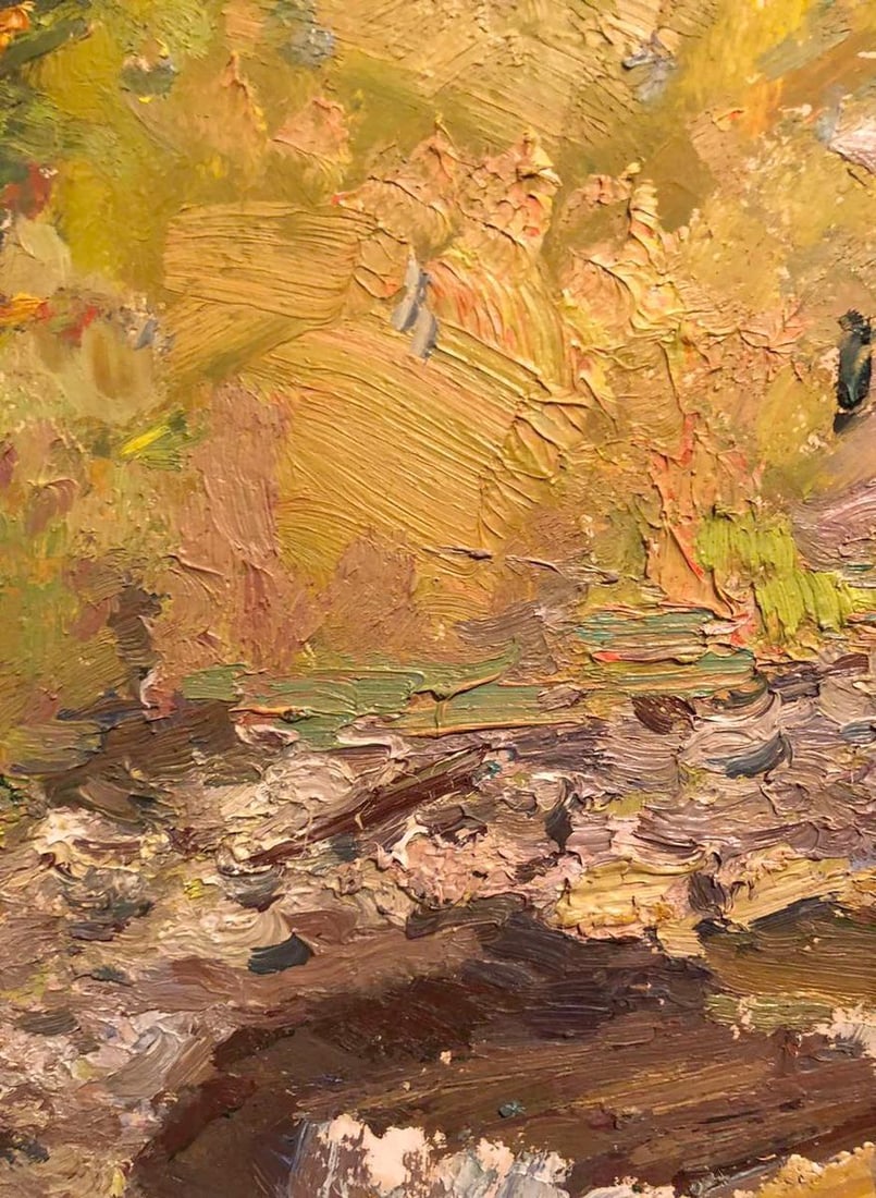 Oil painting Evening landscape Sevastyanov Viktor Grigorievich - 3