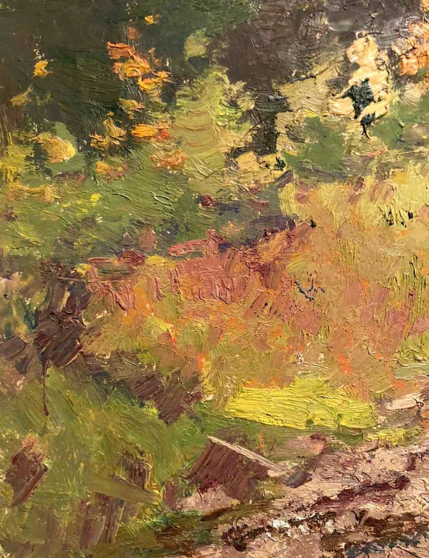 Oil painting Evening landscape Sevastyanov Viktor Grigorievich - 4