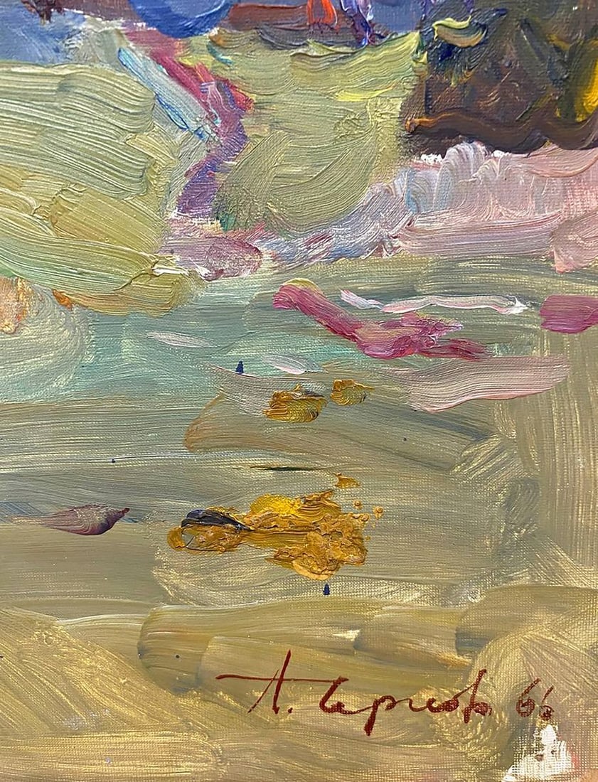 Oil painting On a hill Chernov Leonid Ivanovich - 7