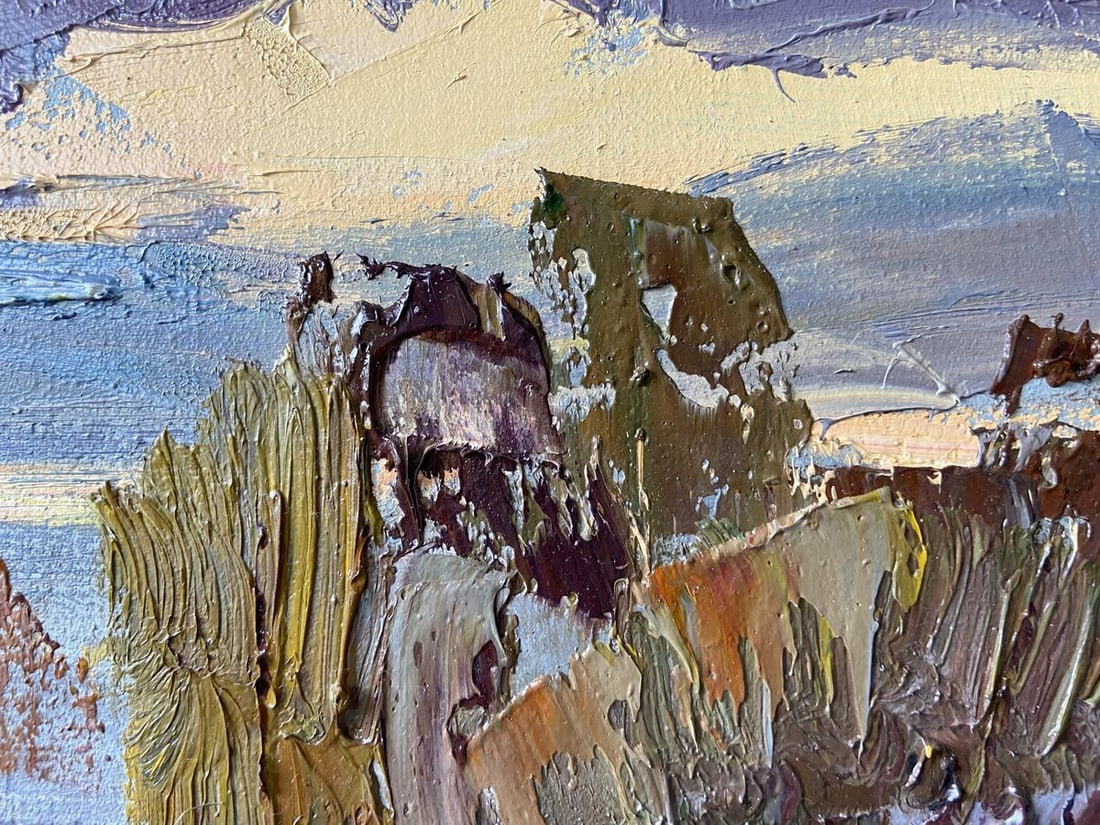 Oil painting Evening in the meadow Kapotenko Ivan Ivanovich - 3