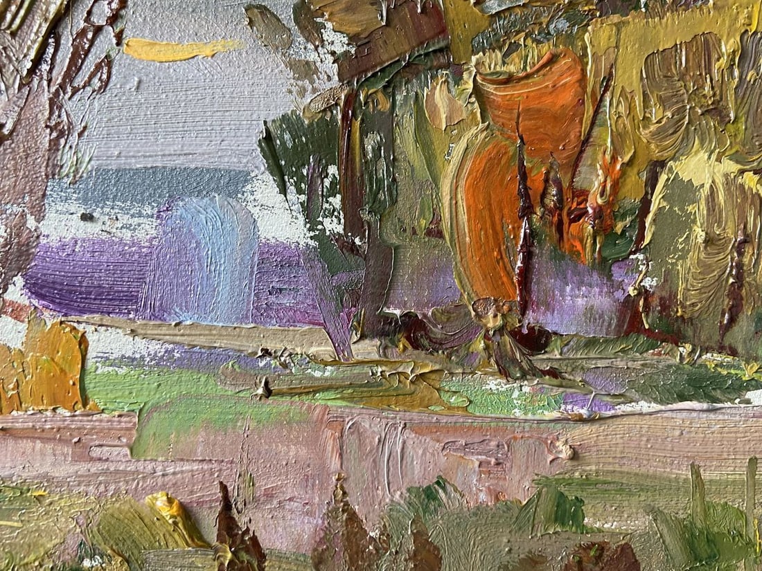 Oil painting Evening in the meadow Kapotenko Ivan Ivanovich - 5