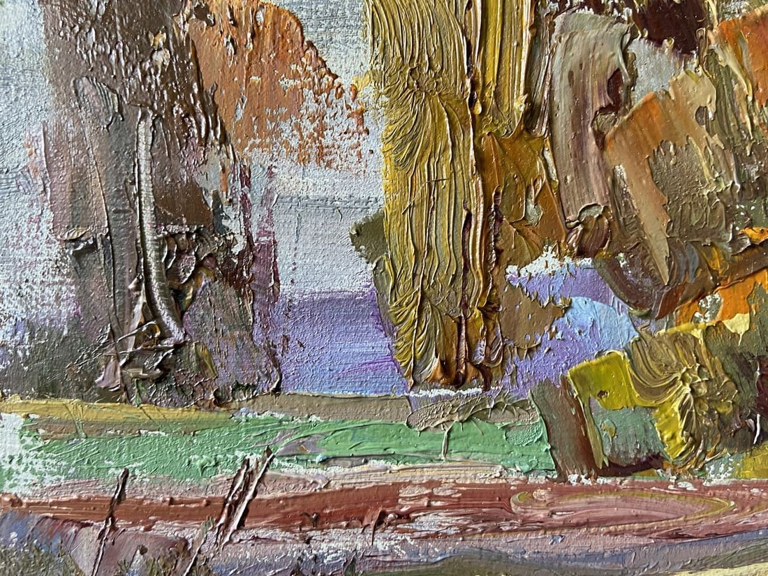 Oil painting Evening in the meadow Kapotenko Ivan Ivanovich - 7