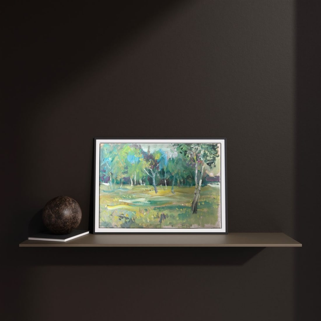 Oil painting Forest landscape Unknown artist - 2