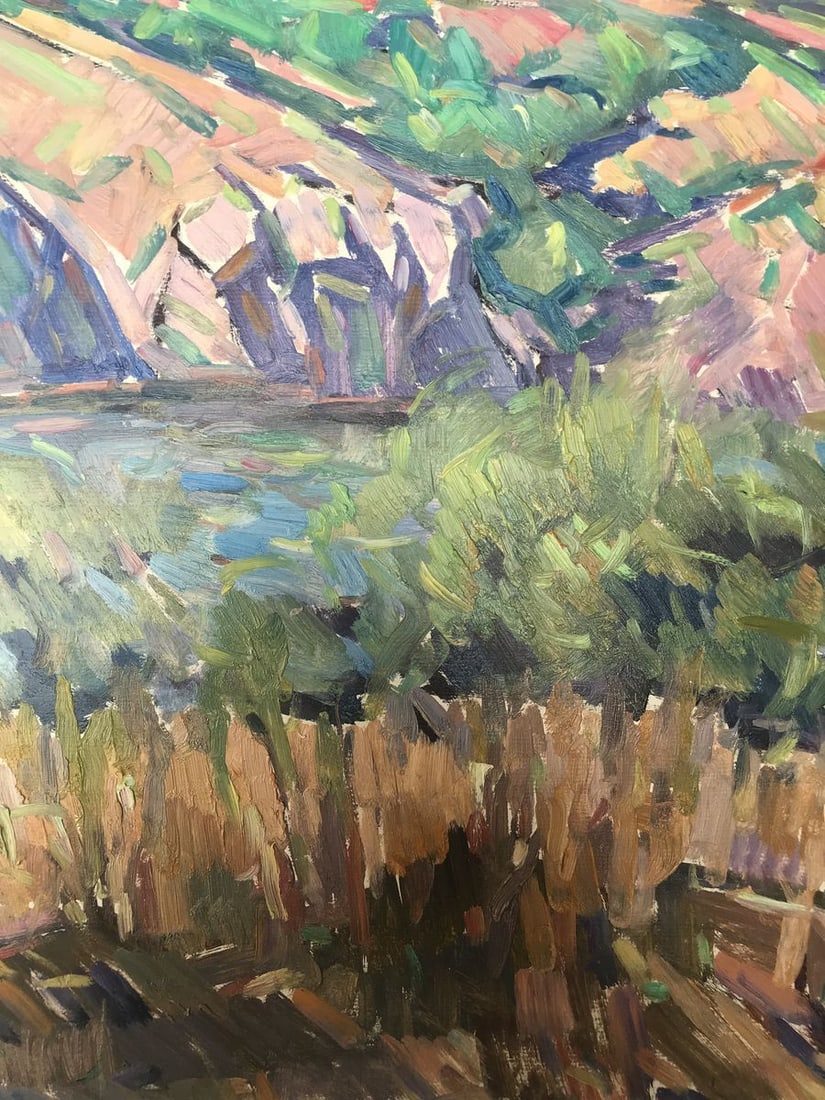 Oil painting Rocky coast Peter Tovpev - 7