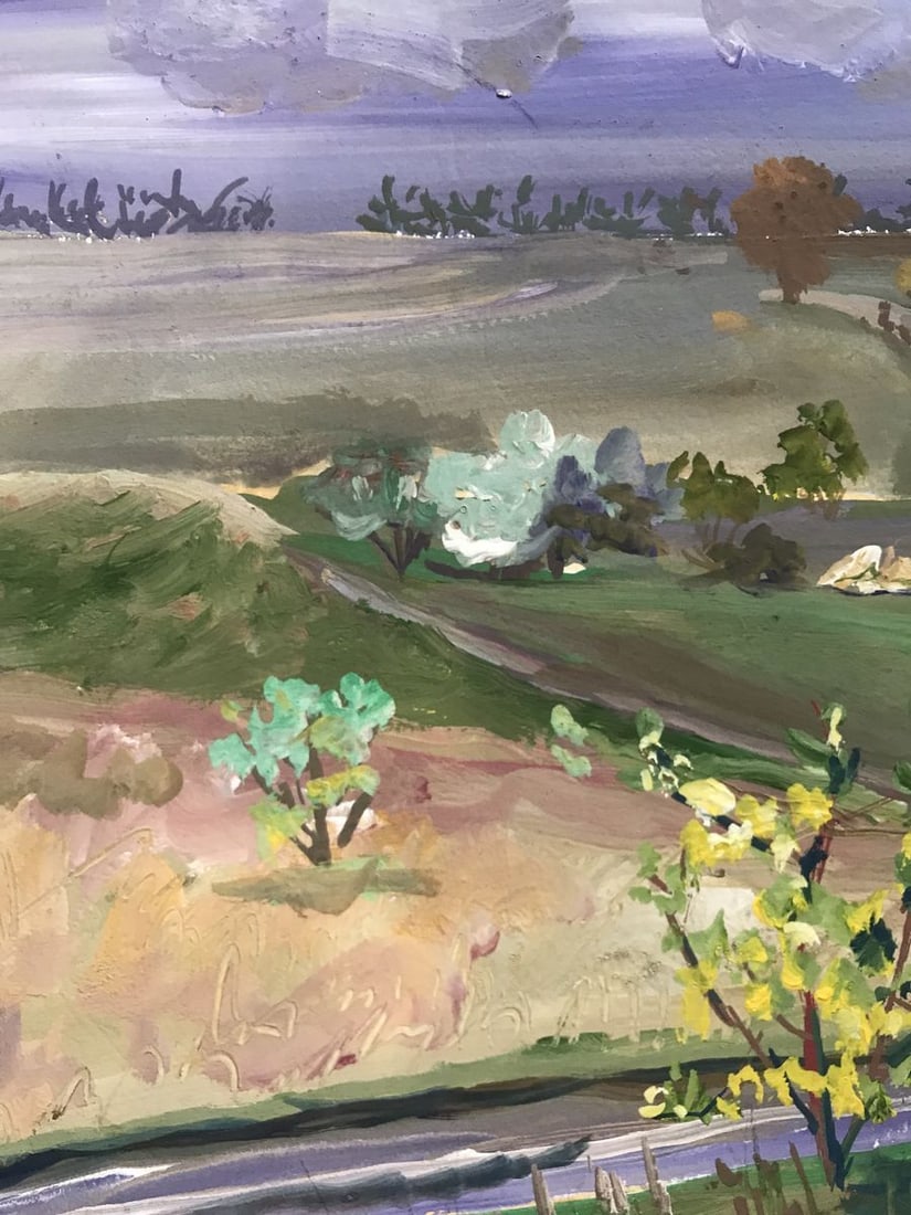 Oil painting It's raining Unknown artist - 6