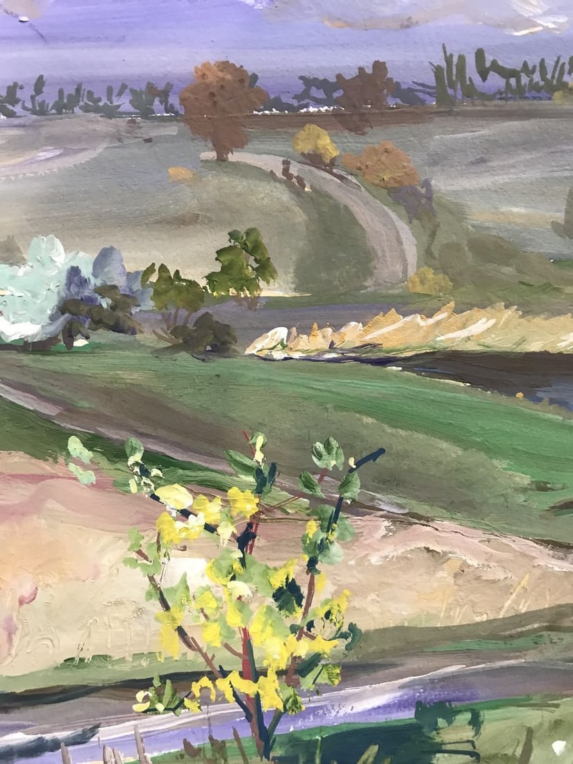 Oil painting It's raining Unknown artist - 8