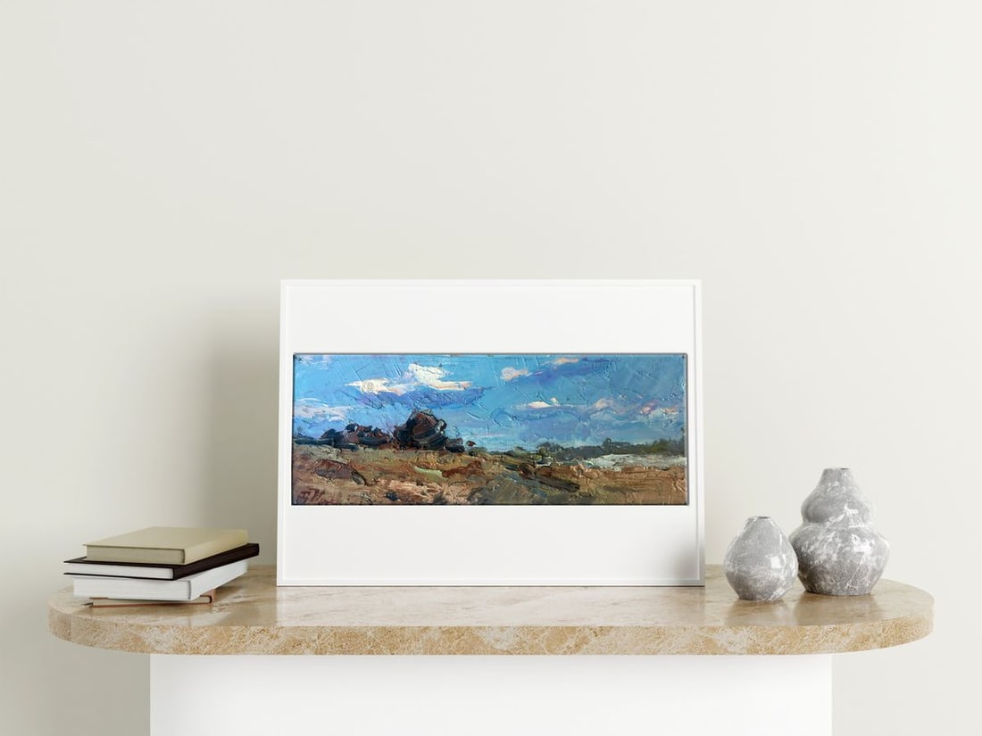 Oil painting Quiet evening Alexander Nikolaevich Cherednichenko - 3