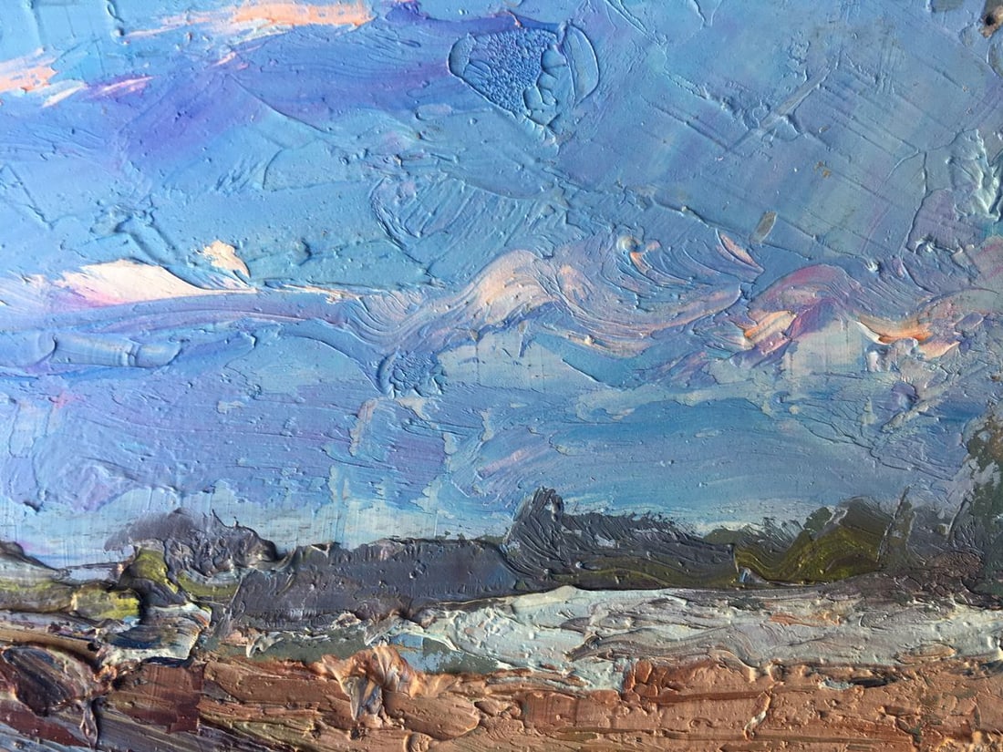 Oil painting Quiet evening Alexander Nikolaevich Cherednichenko - 6