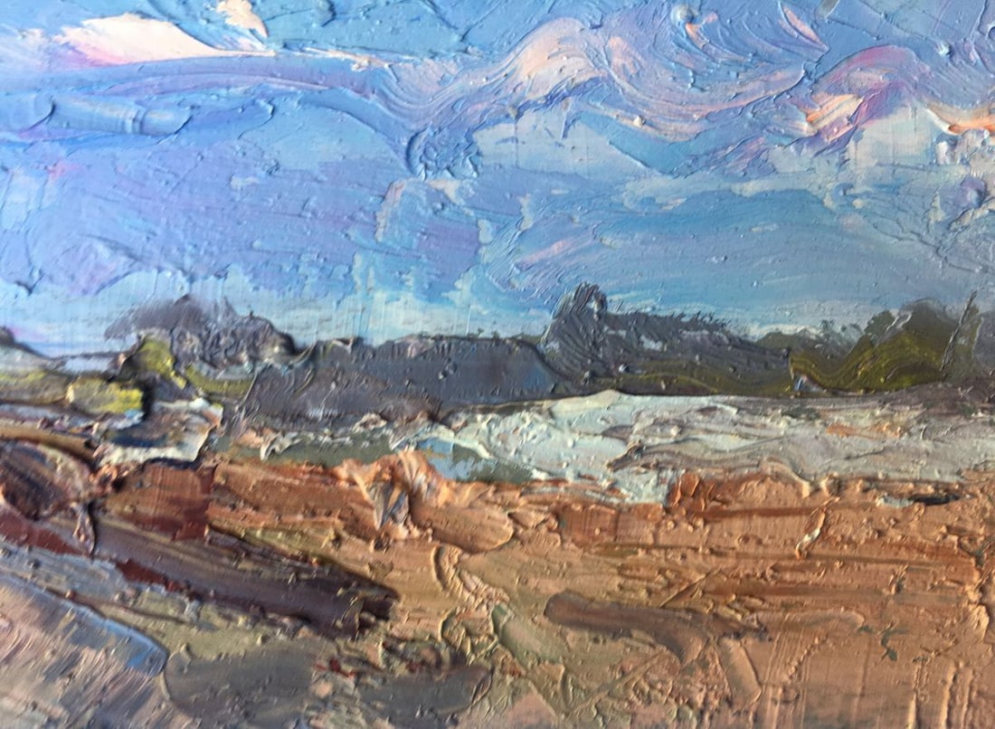 Oil painting Quiet evening Alexander Nikolaevich Cherednichenko - 7