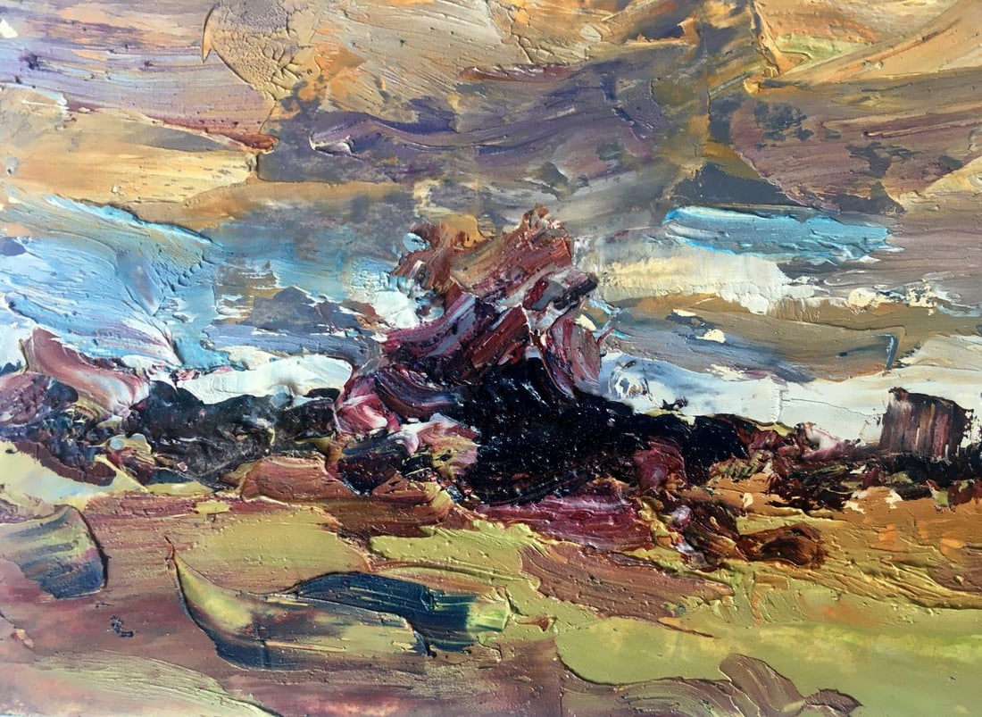 Oil painting Windy day Alexander Nikolaevich Cherednichenko - 11