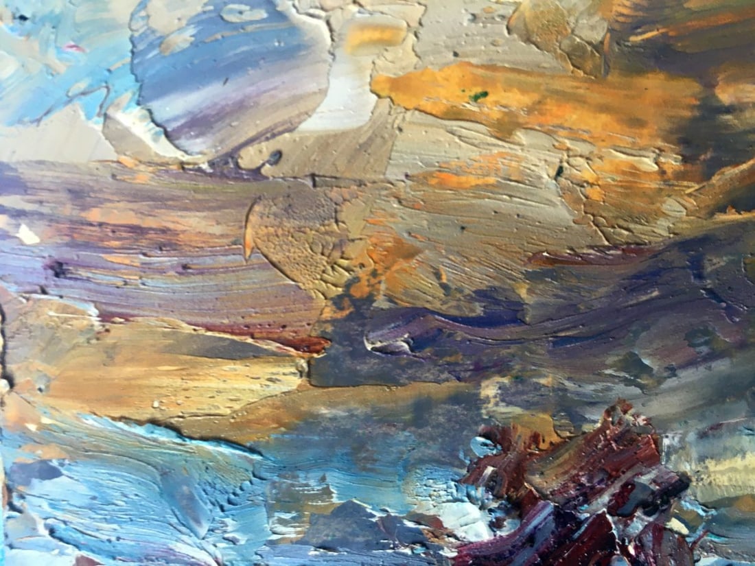 Oil painting Windy day Alexander Nikolaevich Cherednichenko - 4