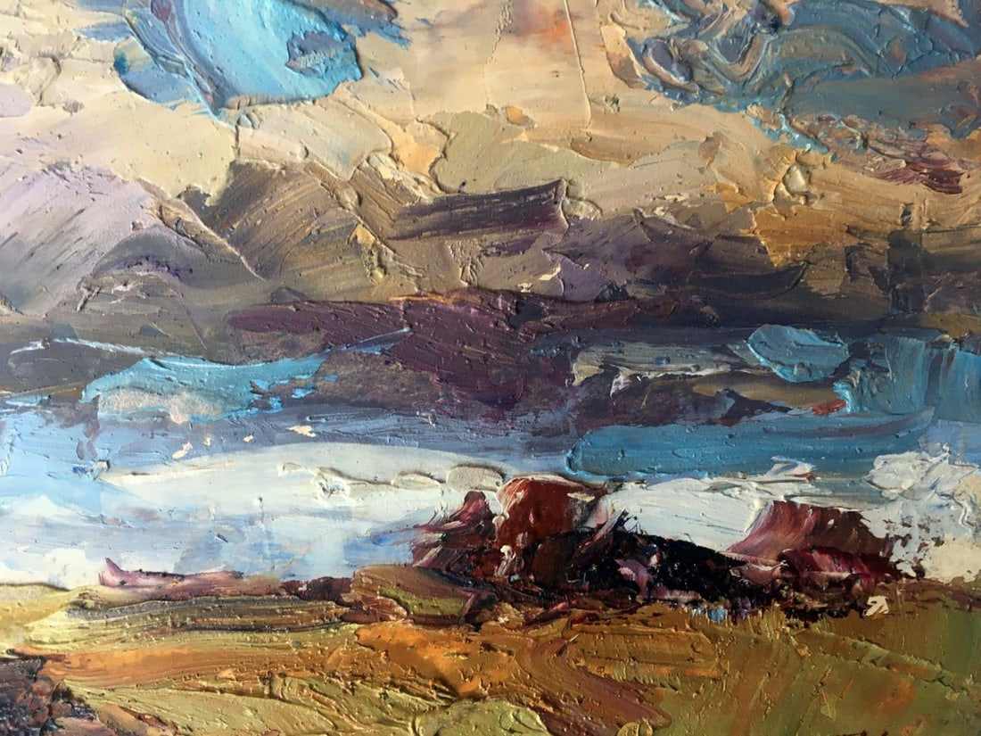 Oil painting Windy day Alexander Nikolaevich Cherednichenko - 7