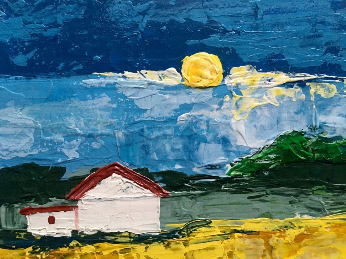 Oil painting House by the coast Zadorozhnya V. V. - 10