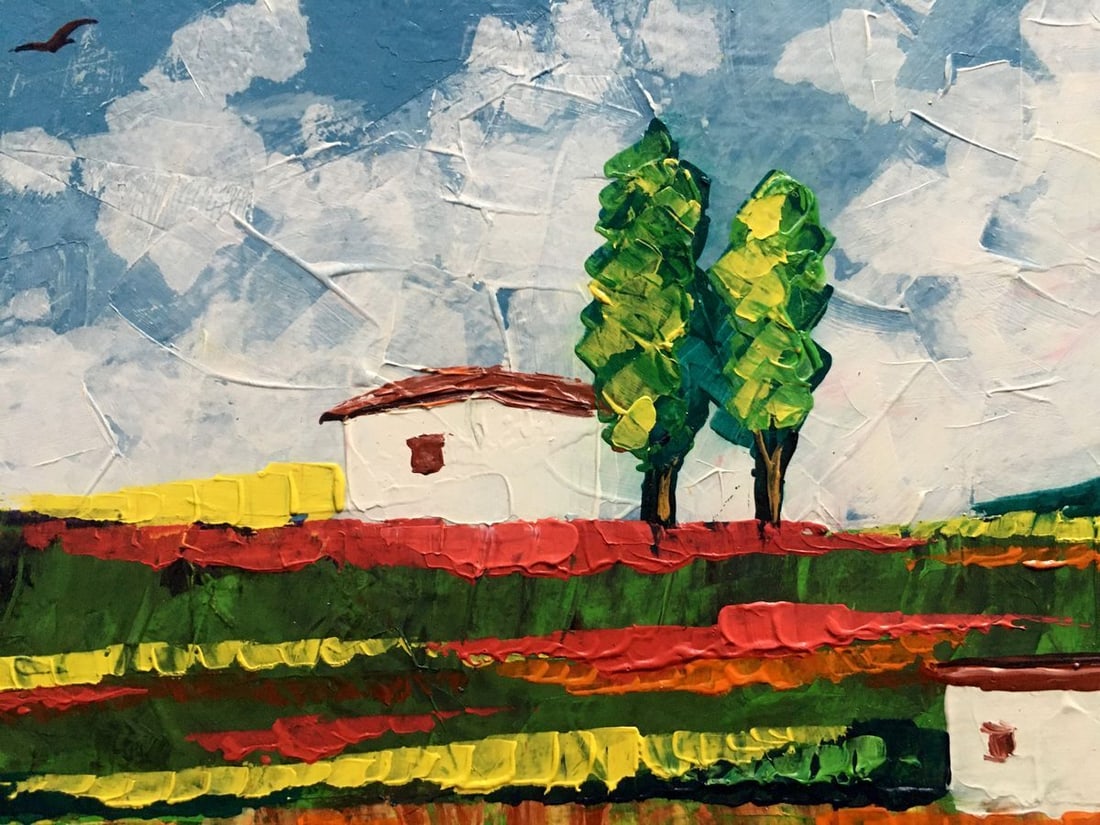 Oil painting Somewhere in the field Zadorozhnya V. V. - 10