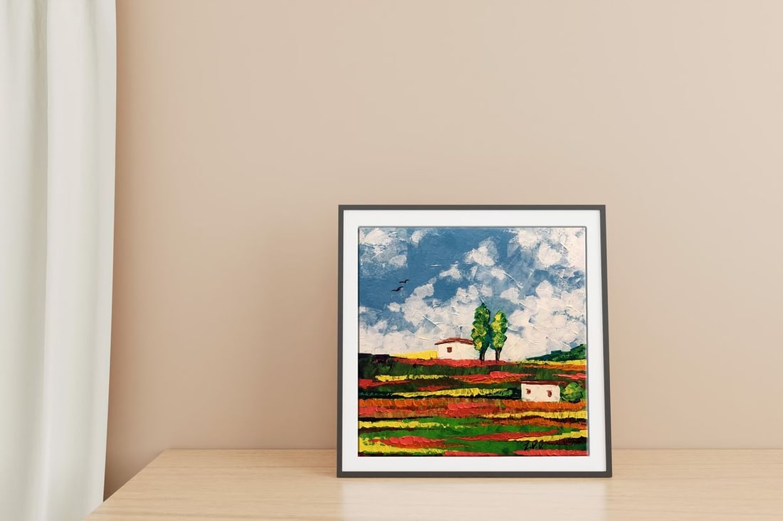 Oil painting Somewhere in the field Zadorozhnya V. V. - 2