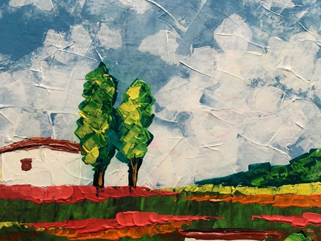 Oil painting Somewhere in the field Zadorozhnya V. V. - 6