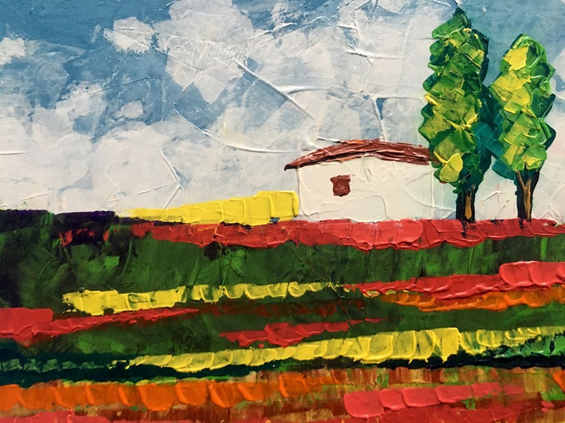 Oil painting Somewhere in the field Zadorozhnya V. V. - 7