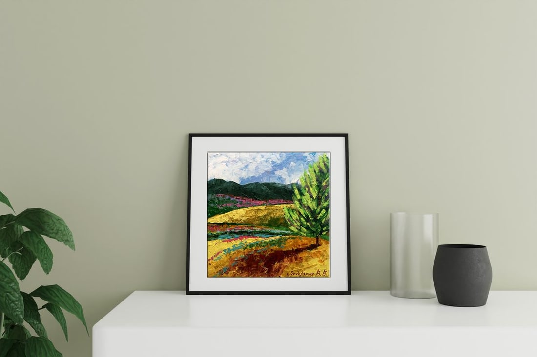 Oil painting Blooming tree Zadorozhnya V. V. - 2