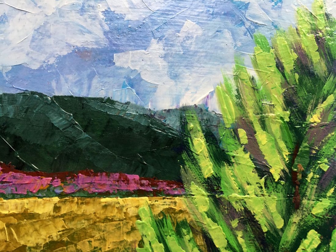 Oil painting Blooming tree Zadorozhnya V. V. - 5