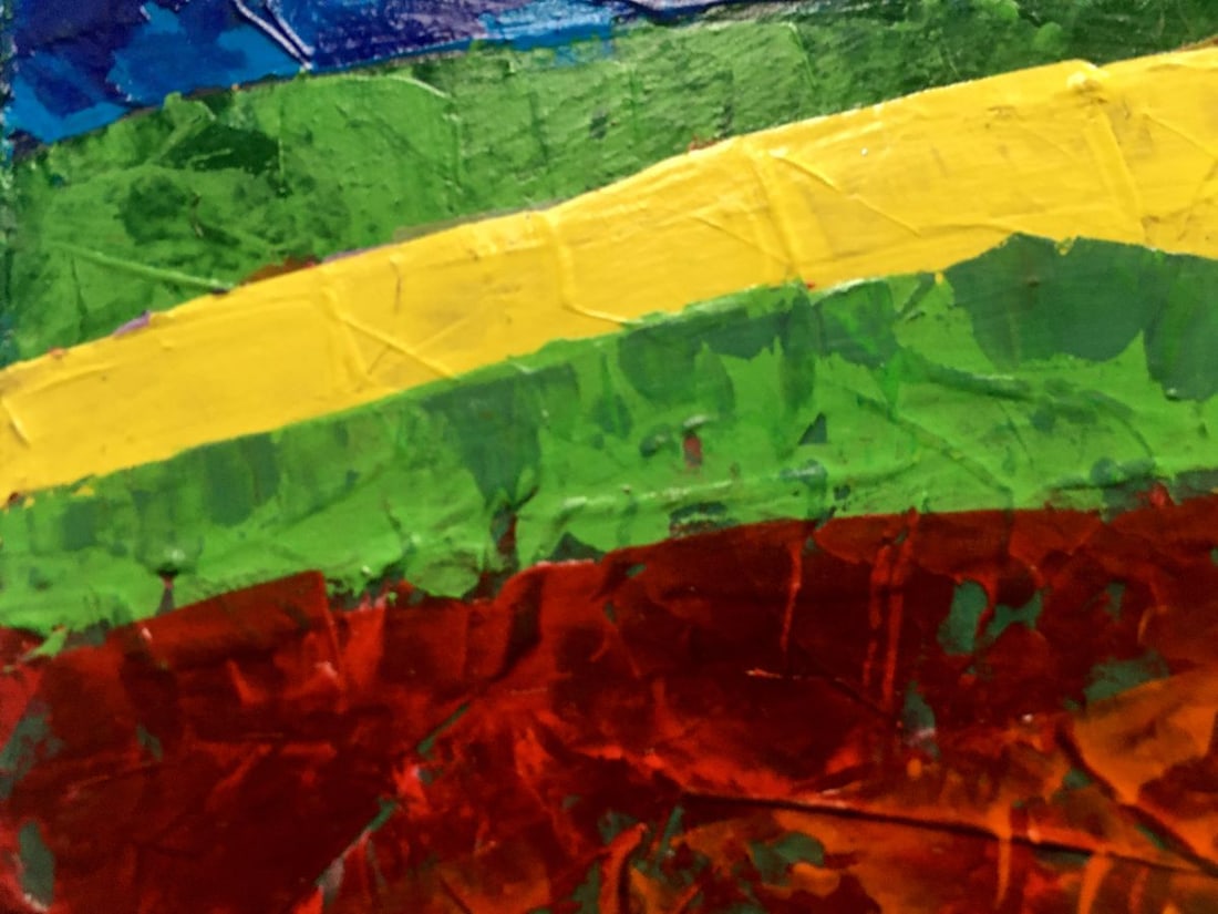 Oil painting Ukrainian field Zadorozhnya V. V. - 6