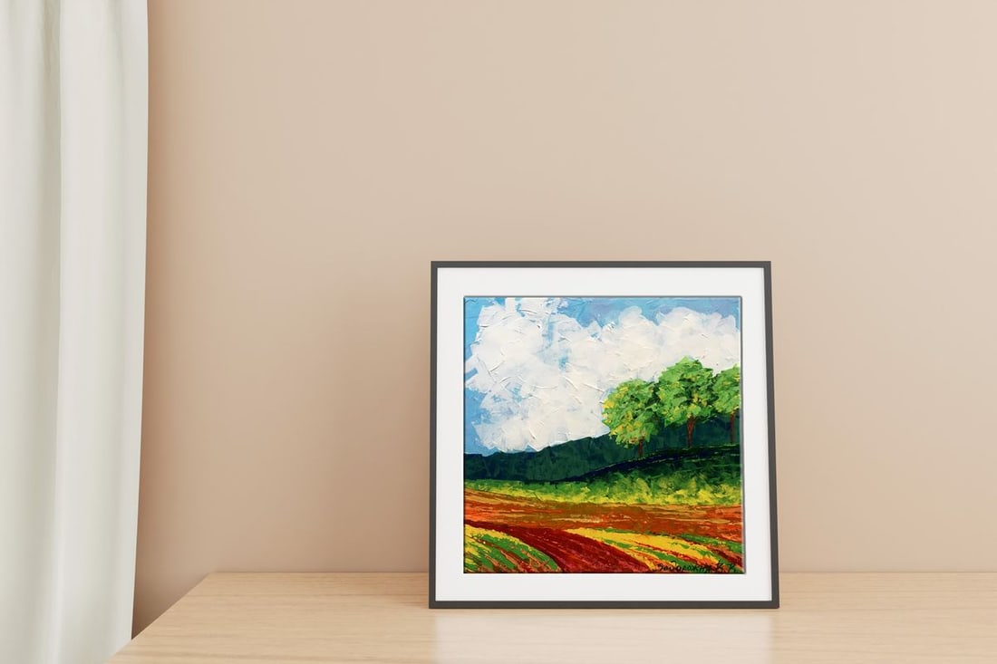 Oil painting Autumn morning Zadorozhnya V. V. - 2