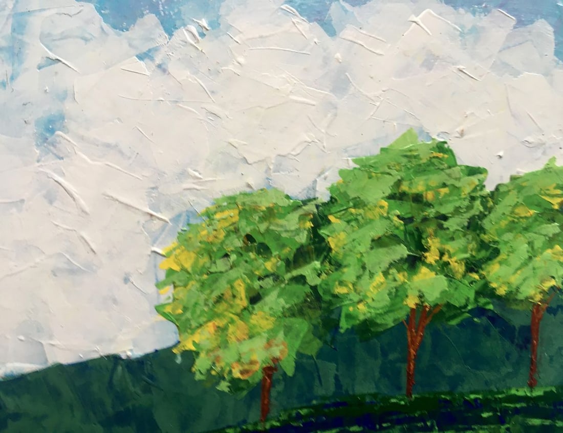 Oil painting Autumn morning Zadorozhnya V. V. - 8