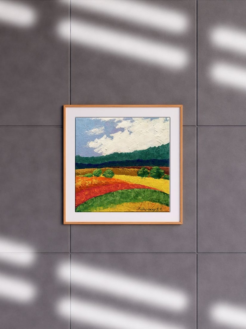 Oil painting Golden field Zadorozhnya V. V. - 2