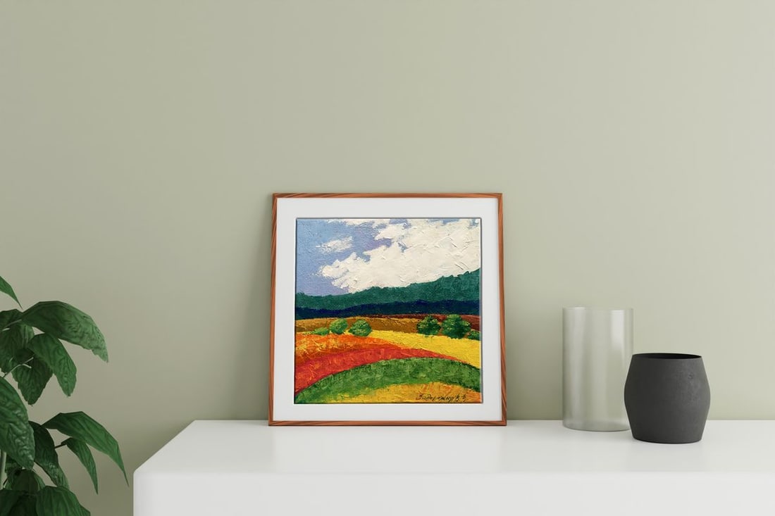 Oil painting Golden field Zadorozhnya V. V. - 3