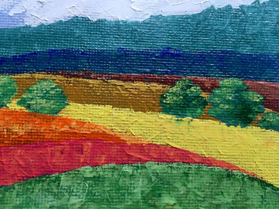 Oil painting Golden field Zadorozhnya V. V. - 5