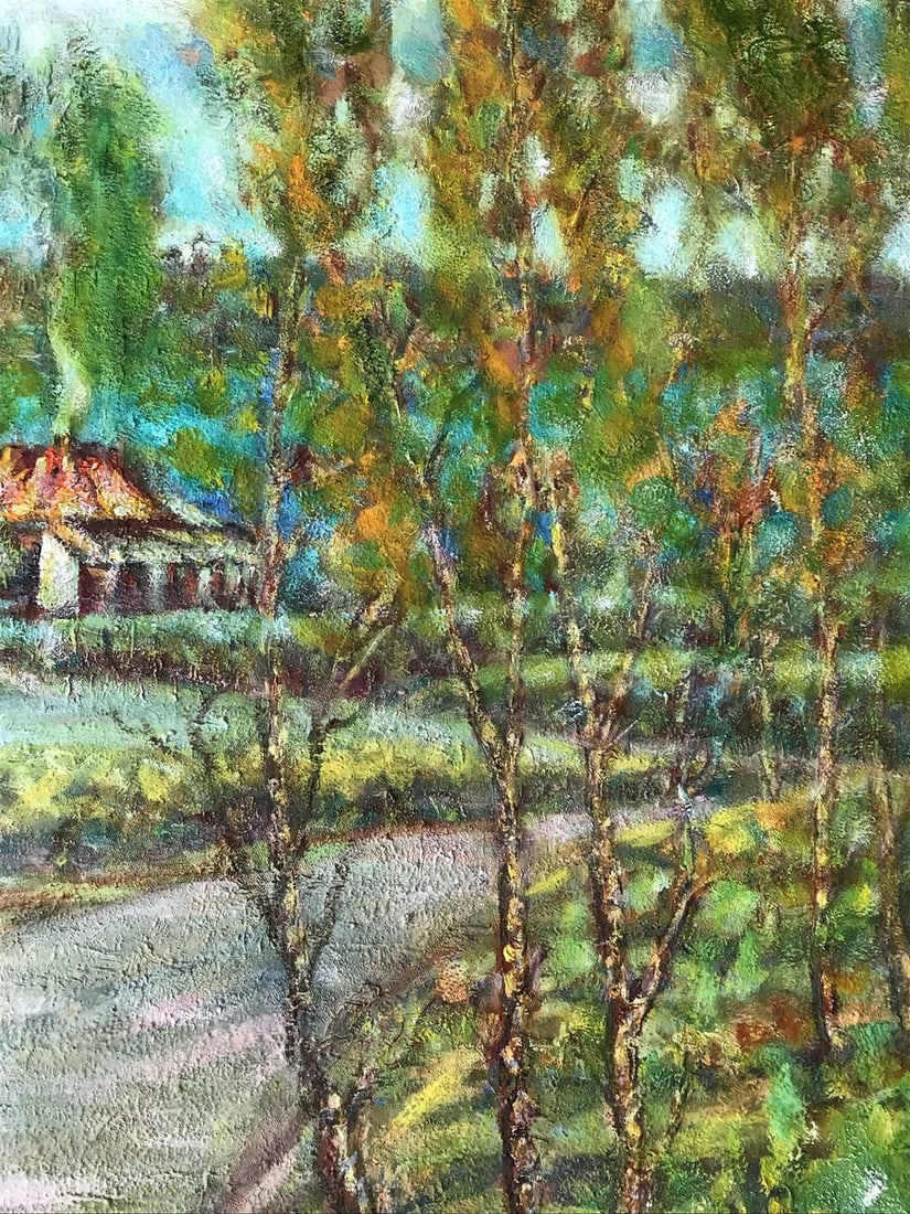 Oil painting On the outskirts of the city Shapoval Ivan Leontyevich - 10