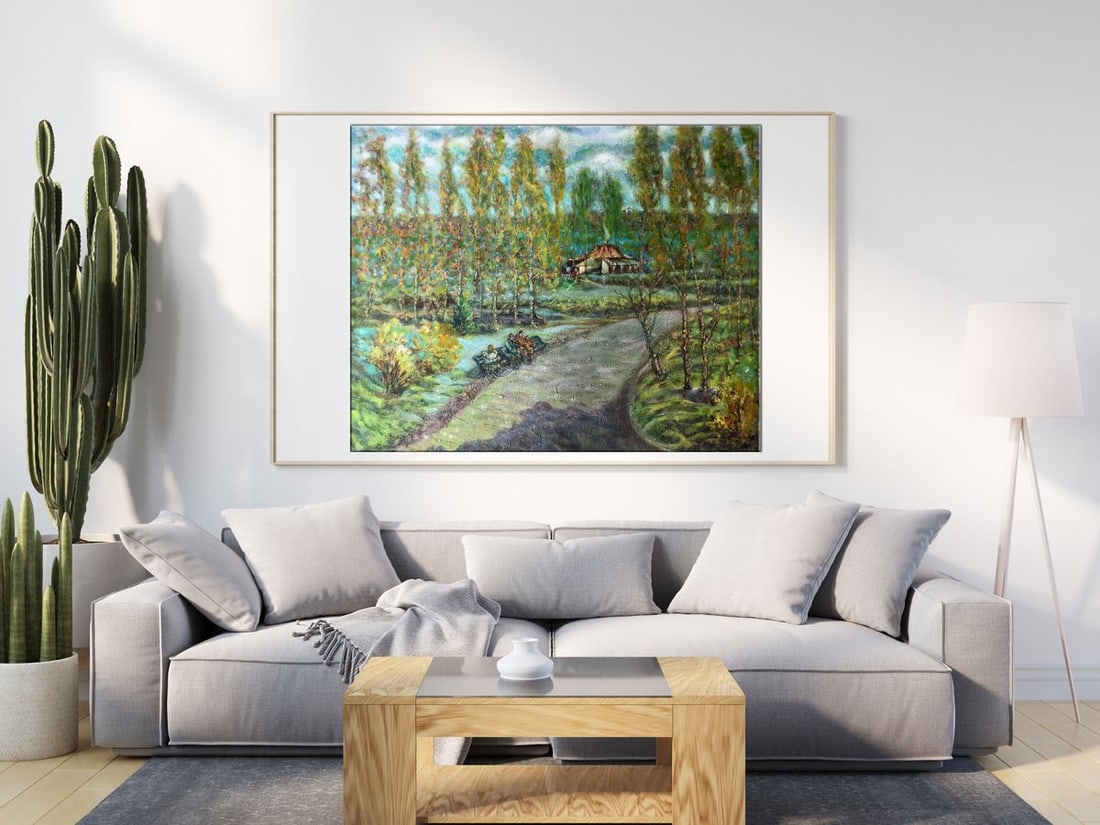 Oil painting On the outskirts of the city Shapoval Ivan Leontyevich - 2