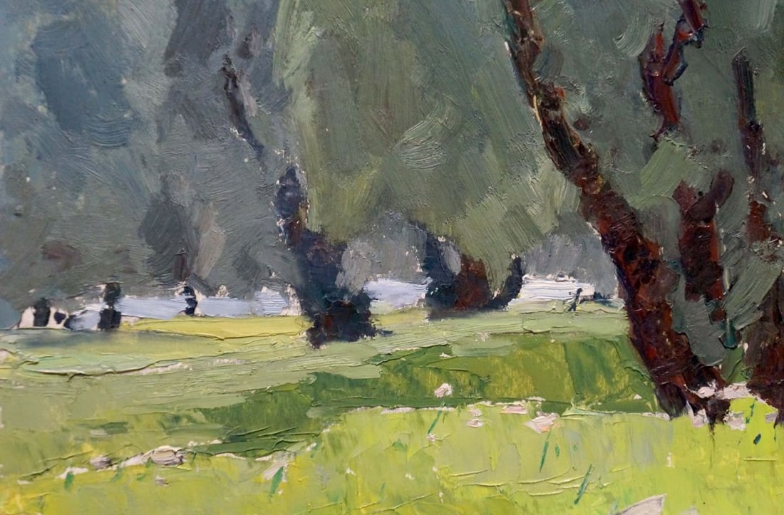 Oil painting Old oak Sevastyanov Viktor Grigorievich - 2