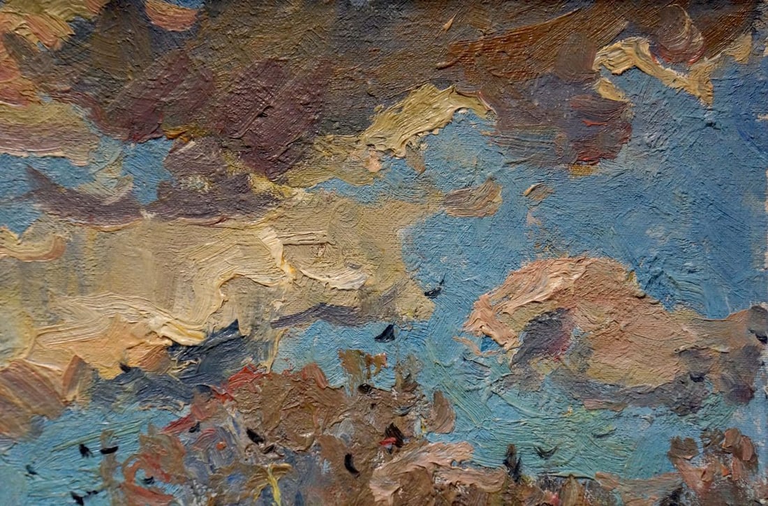 Oil painting Natural landscape Sevastyanov Viktor Grigorievich - 4