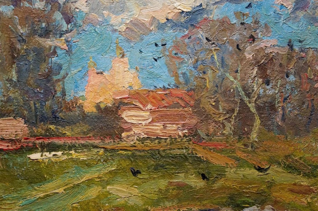 Oil painting Natural landscape Sevastyanov Viktor Grigorievich - 6