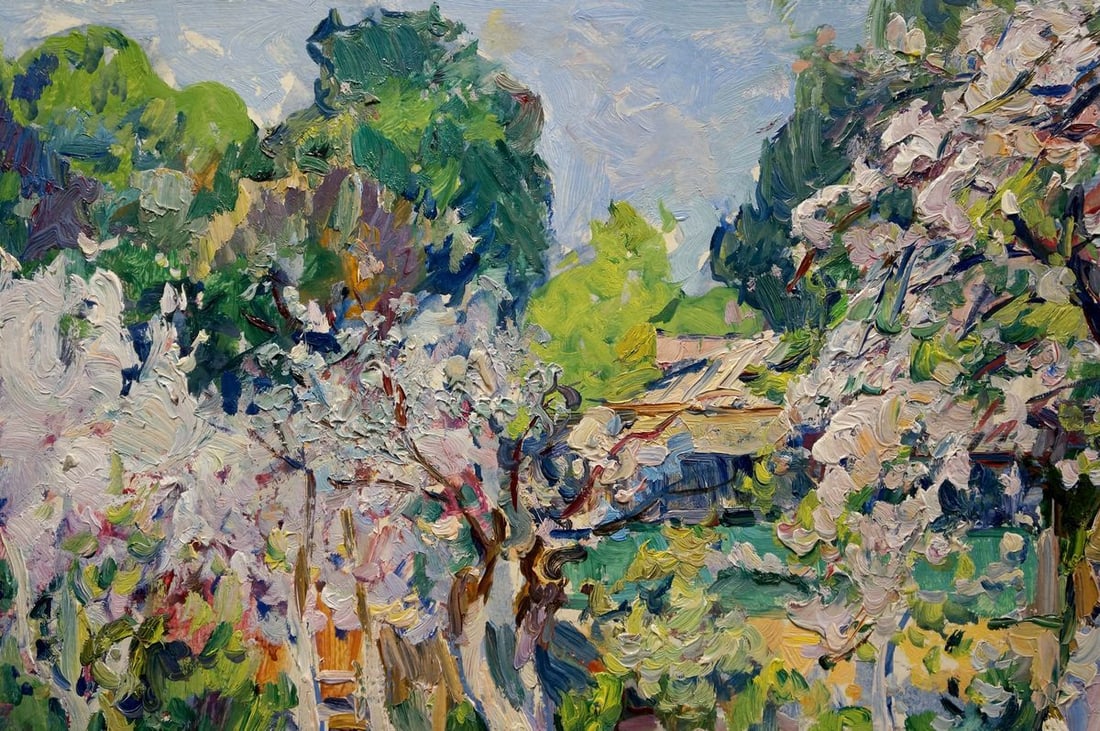 Oil painting Gardens Tartakovsky Isaak Iosifovich - 3