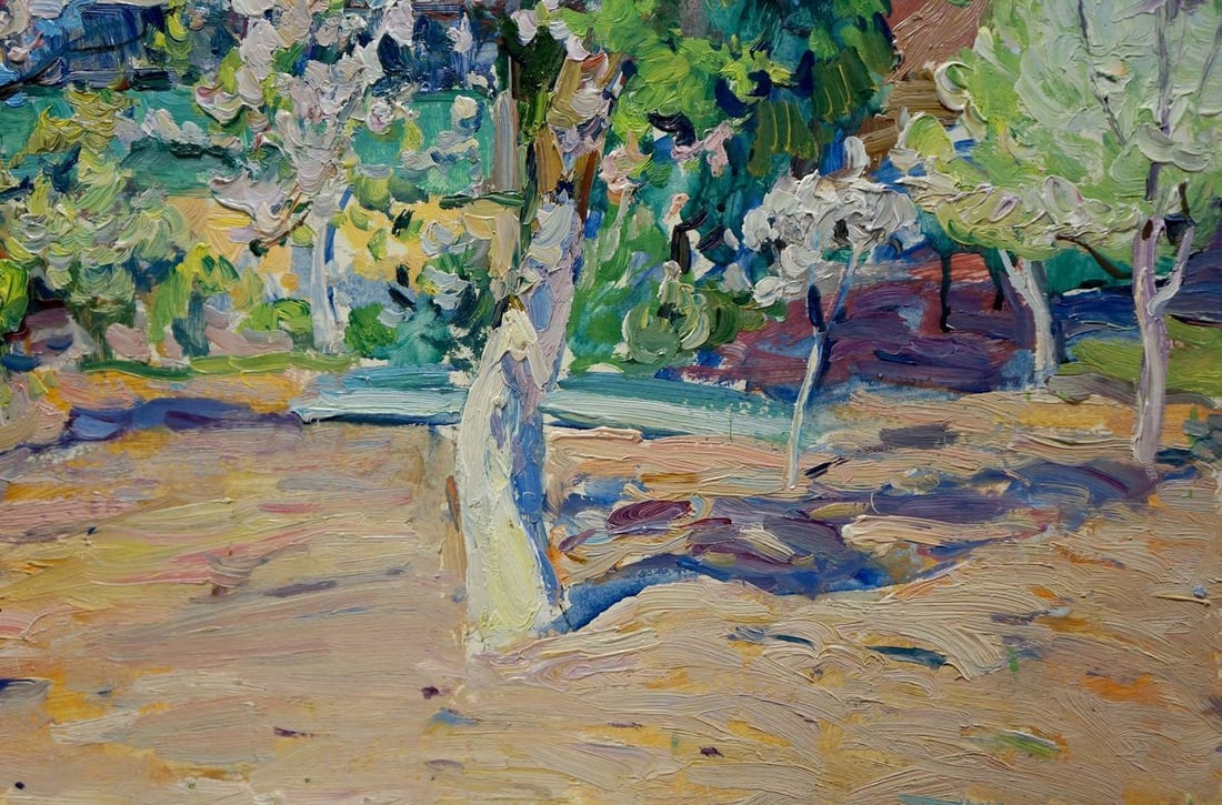 Oil painting Gardens Tartakovsky Isaak Iosifovich - 5