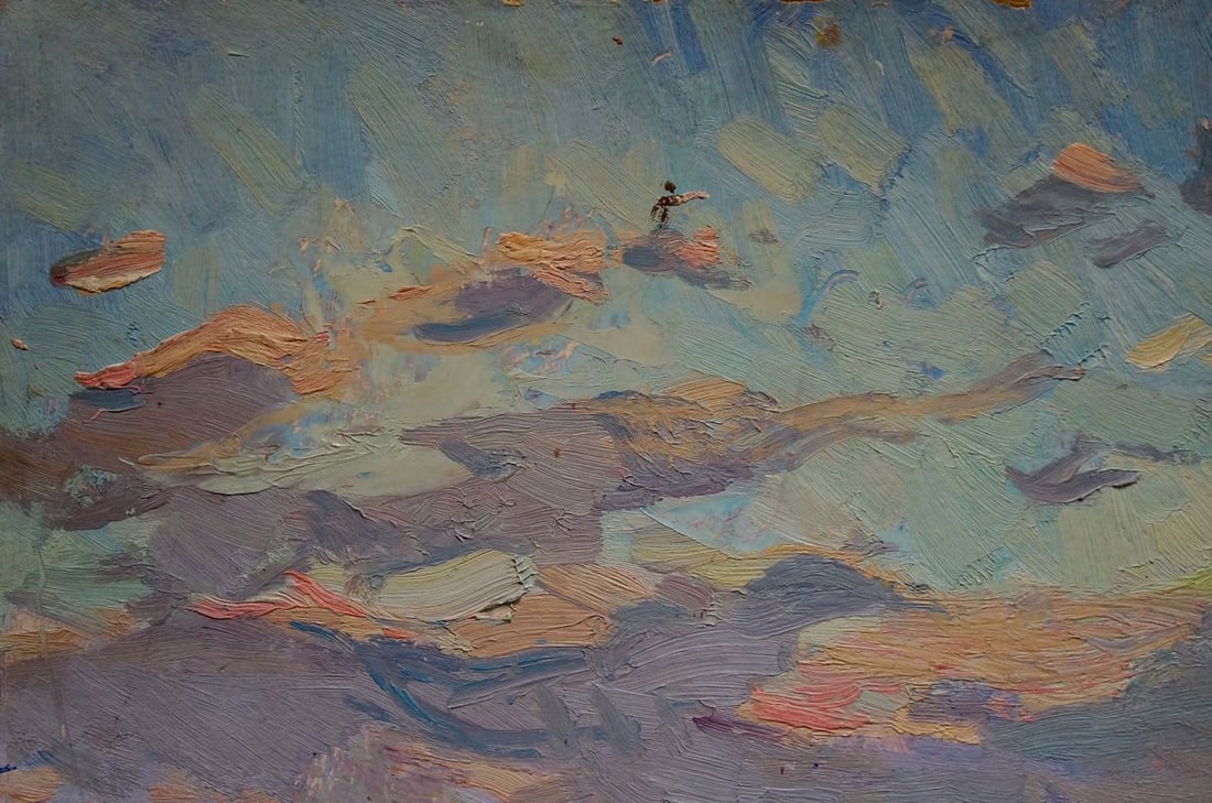 Oil painting The road to the city Shepetovsky Vitaly Yakovlevich - 3