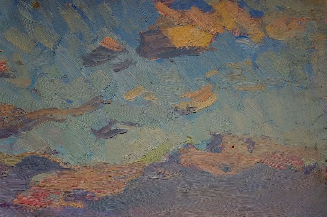 Oil painting The road to the city Shepetovsky Vitaly Yakovlevich - 4