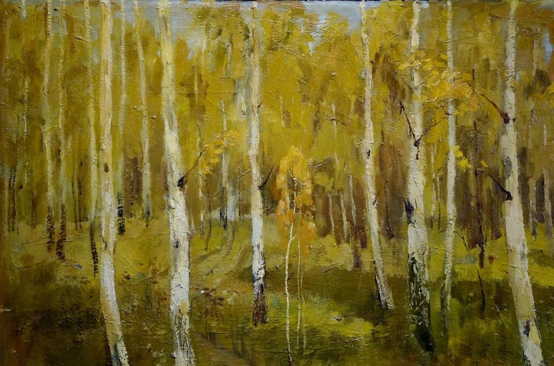 Oil painting Birch forest Fedorchenko Vladimir Ivanovich - 3