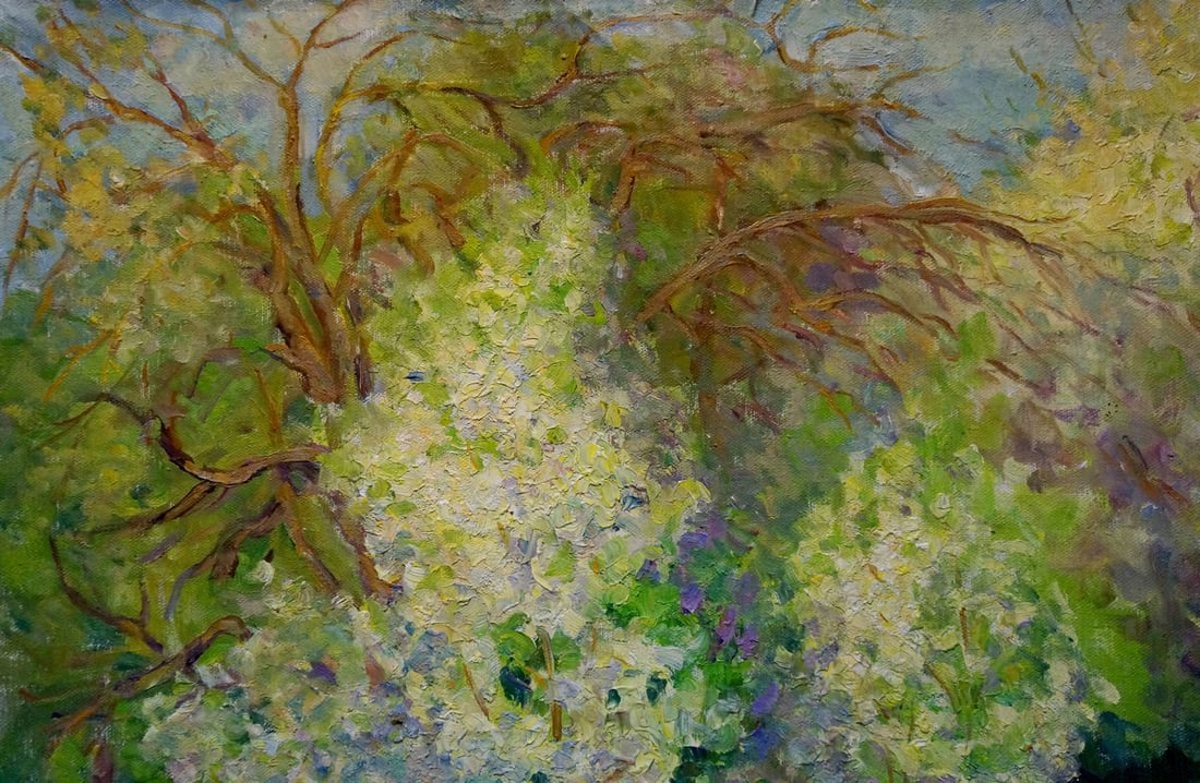 Oil painting The garden has blossomed Galkun Tatiana Dmitrievna - 3