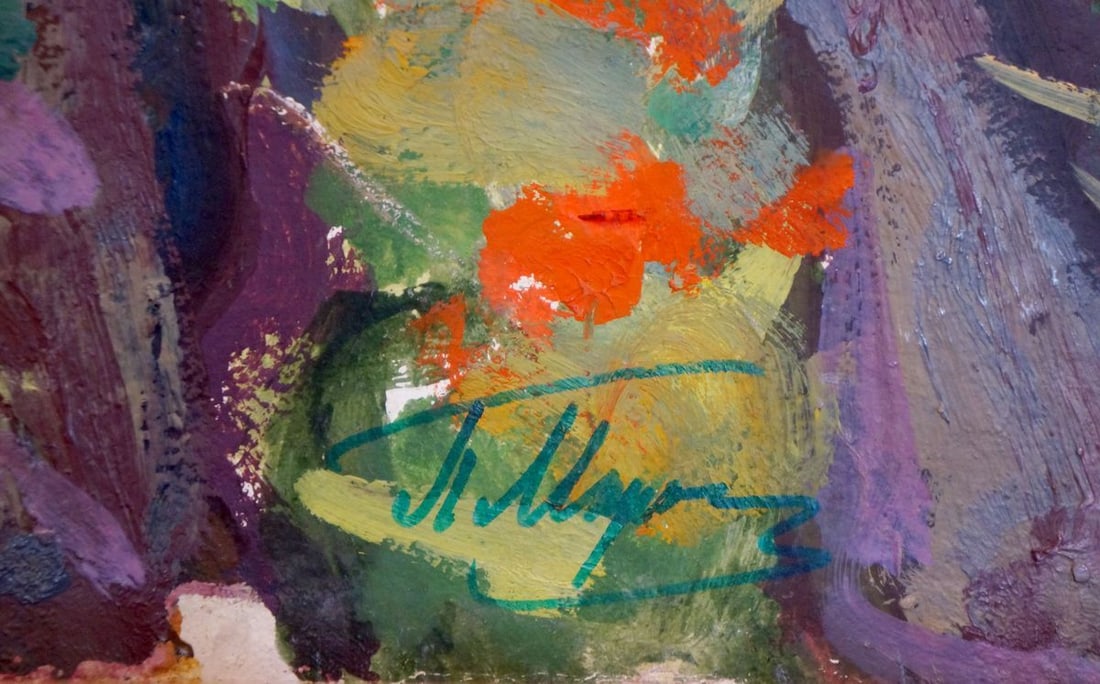 Oil painting Poppy field Miroshnichenko Pavel Petrovich - 6