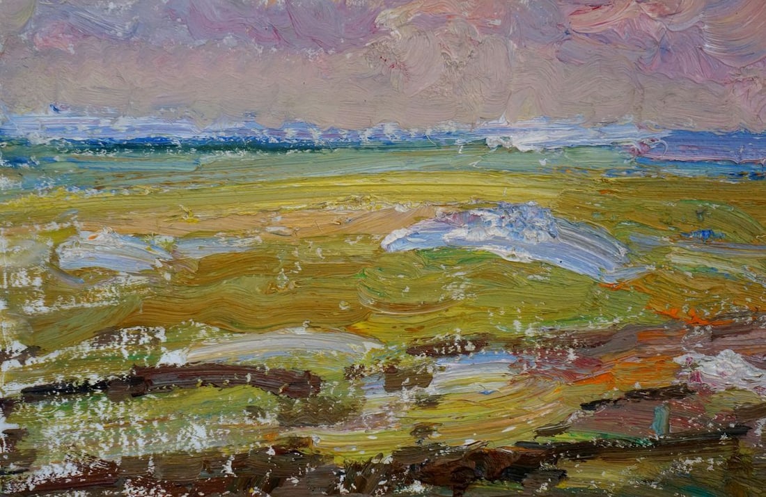 Oil painting Sunset Sevastyanov Viktor Grigorievich - 2